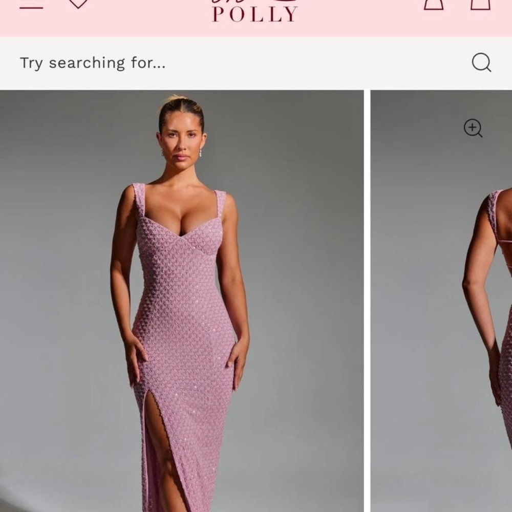 Pink Sequin Dress